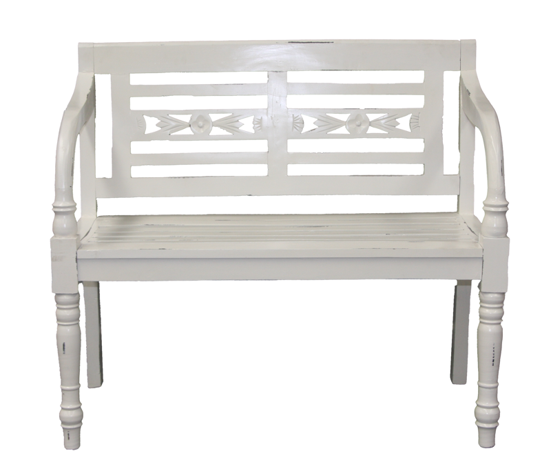 Bench Seat White